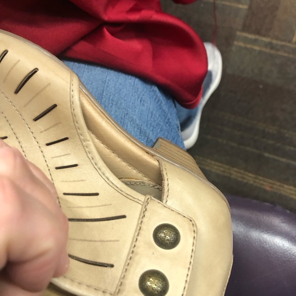 Earth Beige Cutout Ankle Booties - Picture 9 of 11